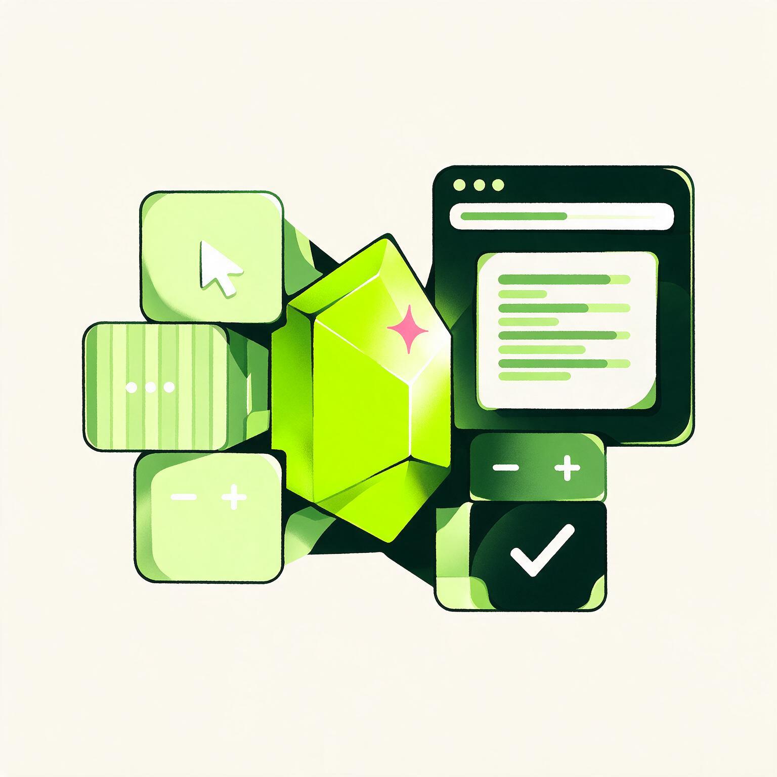 Editorial illustration of a high-value digital system built around a local business website
